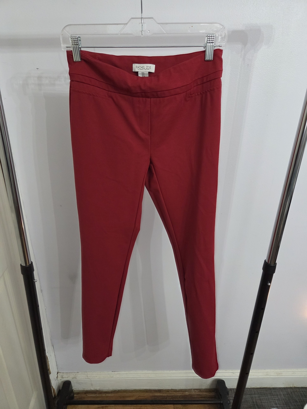 Rachel Zoe Girls' Red Stretch Leggings - Slim Fit